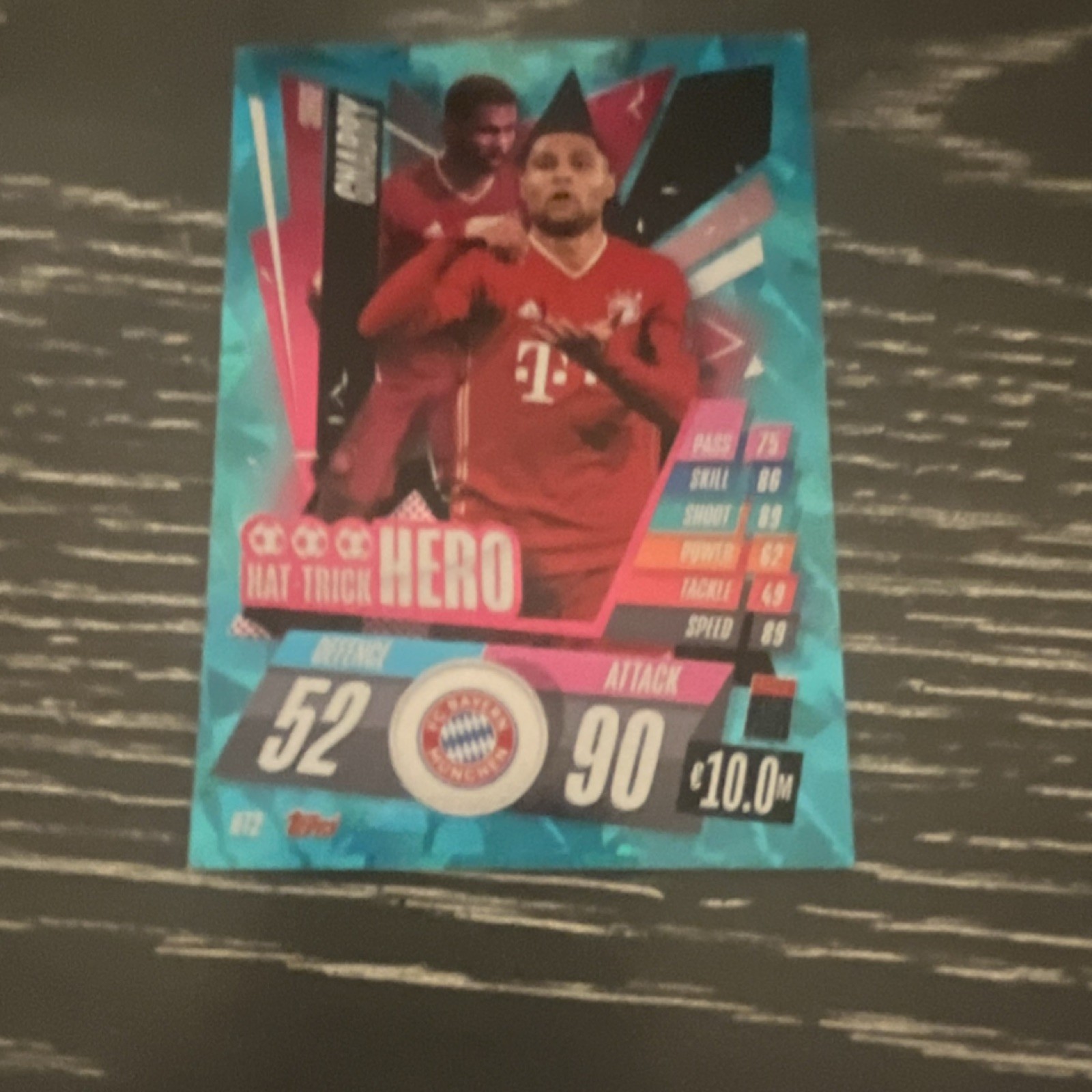2020-21 Topps Match Attax UEFA Champions League Hat-Trick Hero Serge Gnabry #HT2