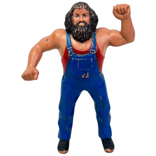 LJN WWE Wrestling Superstars Hillbilly Jim 8 Actio...
