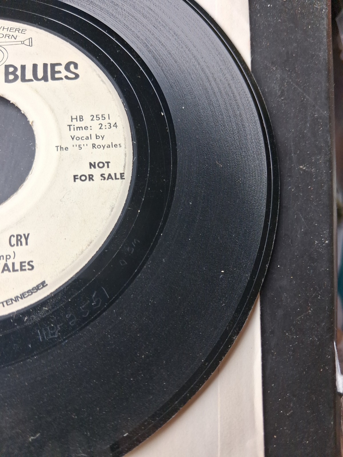 Wlp record rare 5 Royales on Home of the Blues WLP Doo Wop Not Going To Cry ...