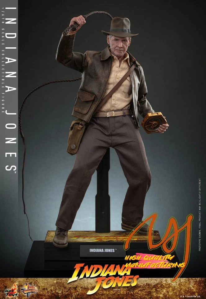 Hot Toys MMS716 Indiana Jones and the Dial of Destiny (Edición Coleccionista) NUEVO Foto 3 de 4