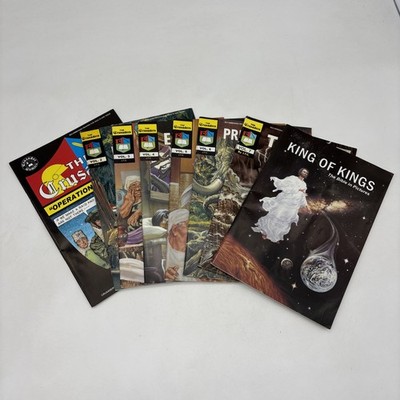 Crusaders Comics Lot of 8 Comic Books Vols 1-7 Plus King Of Kings Jack T. Chick