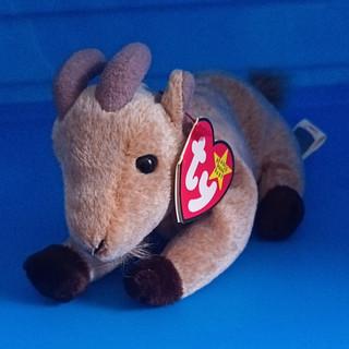 Ty Beanie Babies Goatee Goat Plush Beanie Farm Animals Theme Retired