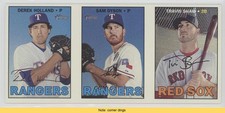 2016 Topps Heritage High Number Derek Holland Sam Dyson Travis Shaw READ 0e3