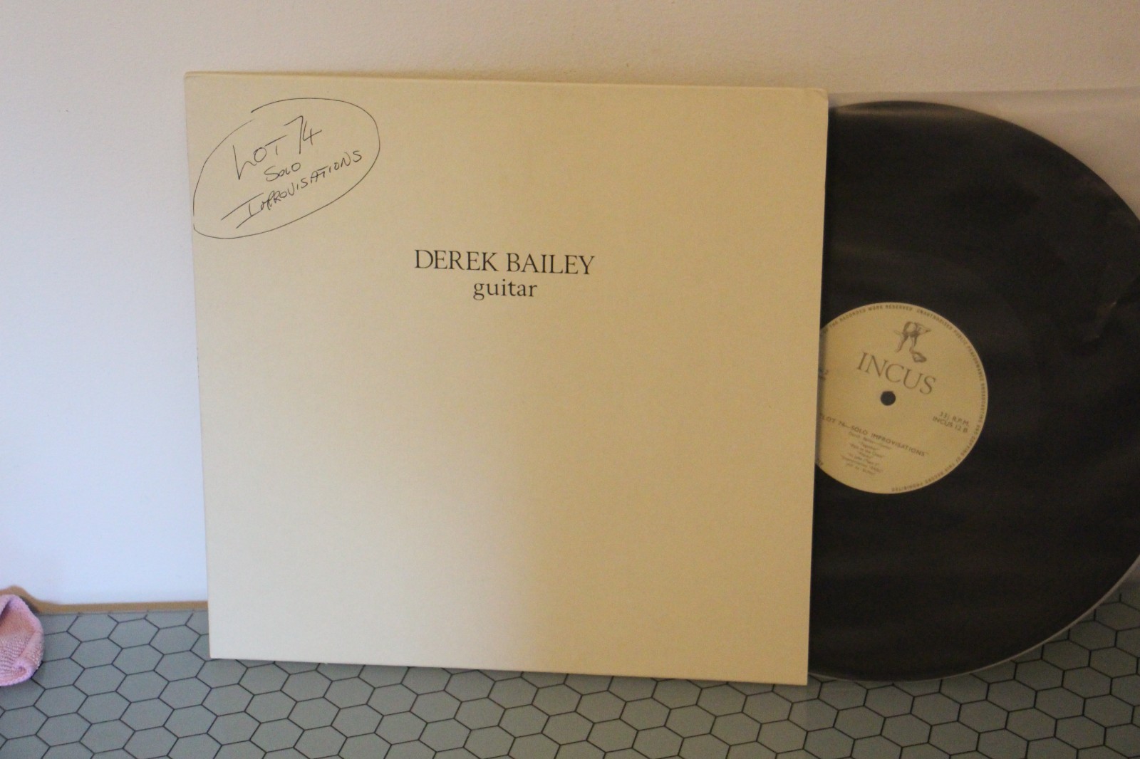 Derek Bailey – Lot 74 Solo Improvisations, Guitar, Honest Jon's Records HJRLP203
