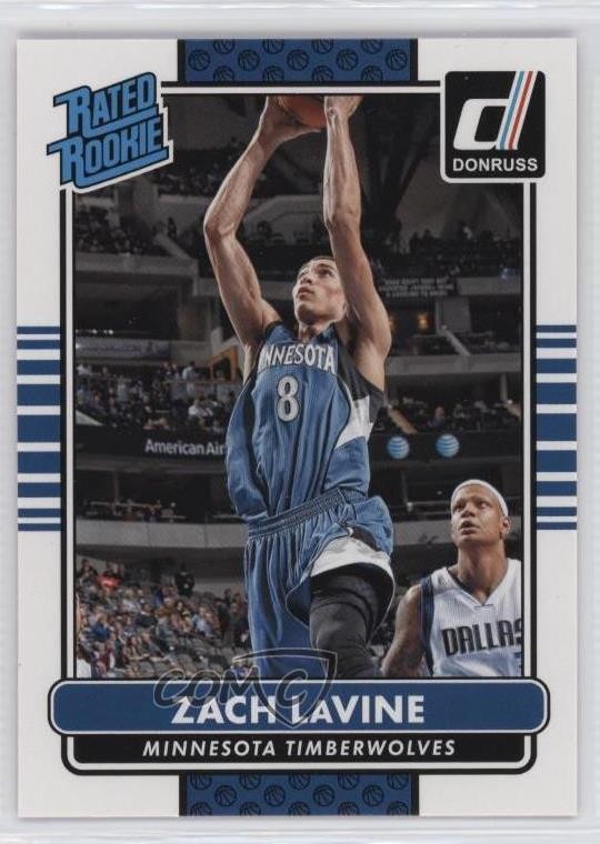 2014-15 Panini Donruss Rated Rookies Zach LaVine #221 Rookie RC 19l7
