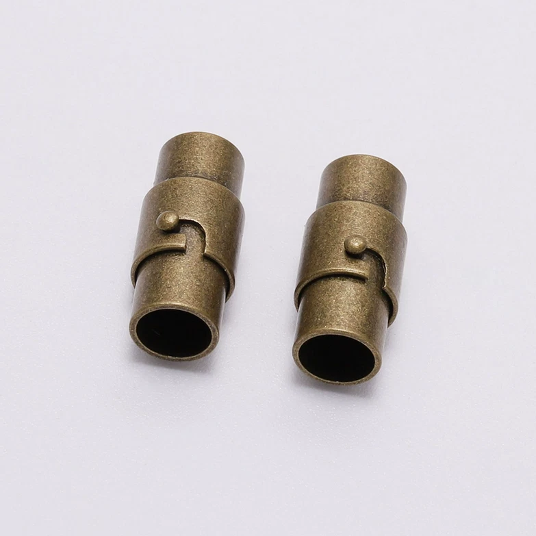 20Pcs Magnetic Clasps Necklace Connector Bracelet End Cap Jewelry Leather Cord - Image 4 of 4