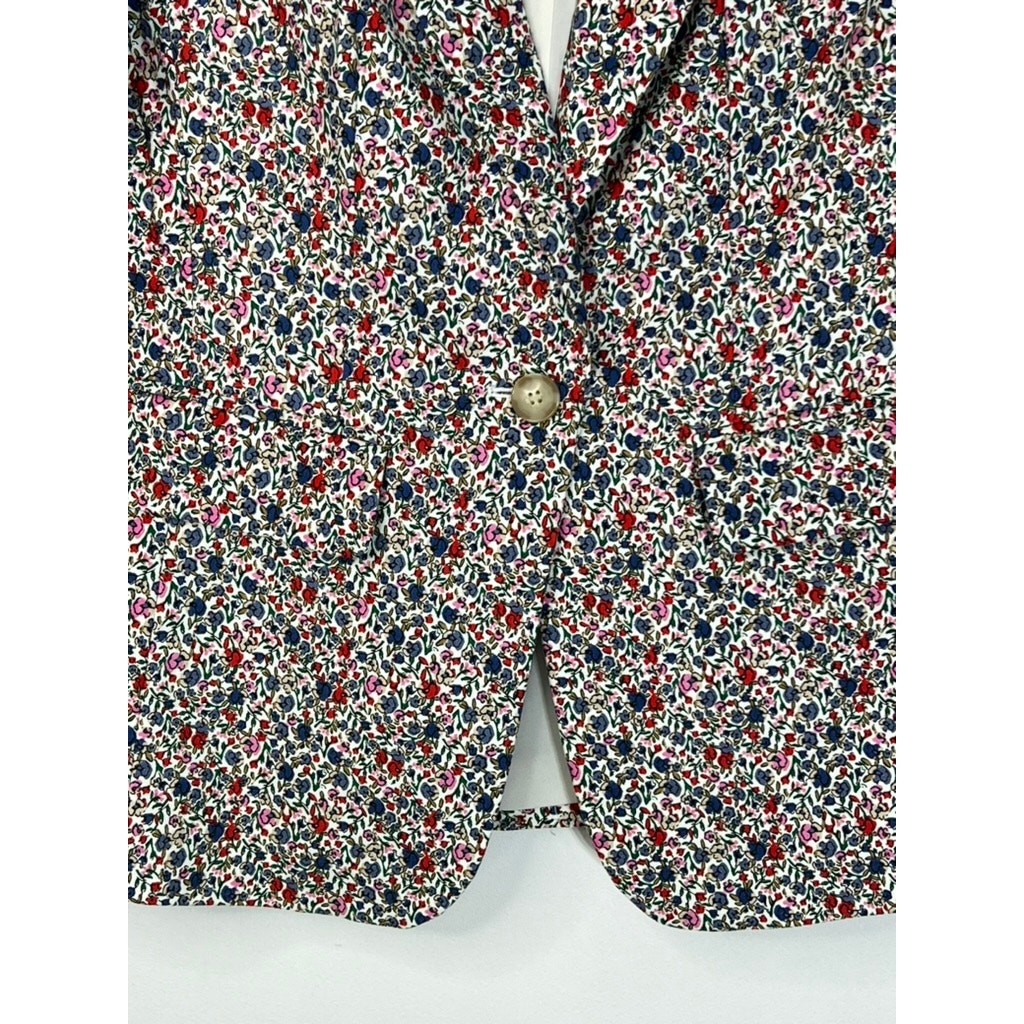 Loft Floral Single Button Tailored Layer Notched … - image 3