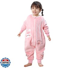 BETTERFUN Unisex Baby Sleeping Bag Soft Long Sleeve Sleeping Sack with Feet W