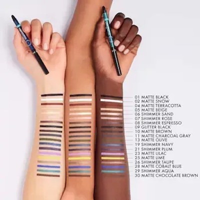 MSRP $15 Sephora 12-Hour Retractible Eyeliner in 14 Shimmer Khaki Green NWOB