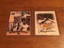 1996 Topps Stadium Club # 3 Garret Anderson TTM Auto Angels