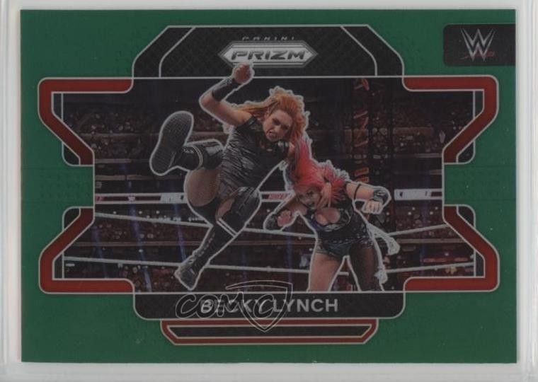 2022 Panini Prizm WWE Green Prizm Becky Lynch #97