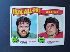 1975 Topps - 1974 All-Pro John Hannah, Gale Gillingham #205