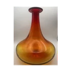 Glass BLENKO Handcraft Decorative Vase Bottle Red Orange Yellow Handmade