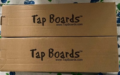 Tap Boards Walnut Dual-Sided Chalkboard Beer Tap Handle   New, Set of 2
