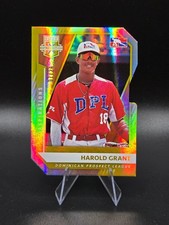 2021 Elite Extra Edition Aspirations Die Cut Gold #178 Harold Grant SP/24!