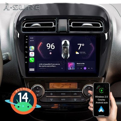 2+64G Android 15 Autoradio Für Mitsubishi Mirage Space Star Carplay GPS WIFI RDS
