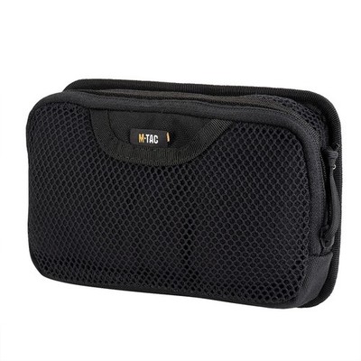 M-Tac Insert Modulare Reissverschlusstasche Black Modultasche mit Klettplatten