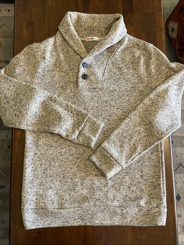 H2H Sweater Fleece Men's Size Large - Pullover Shawl Collar