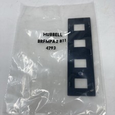  Lot of 3 Hubbell BRFMPA2-B11 4793 Black Cover