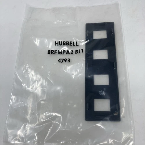(Lot of 3) Hubbell BRFMPA2-B11 4793 Black Cover