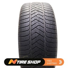 Set Of 2 Used 25545r20 Pirelli Scorpion Winter - 105v - 7-7.532 No Repairs