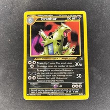 Pokémon TCG Tyranitar Neo Discovery 31/75 100 HP Rare Regular Card on eBay