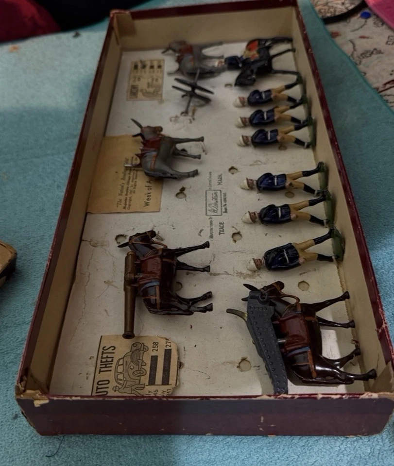 SOLDADOS BRITÁNICOS MOUSIN ARTILERY MULE TEAM & QUICK FIRING CO Foto 4 de 4