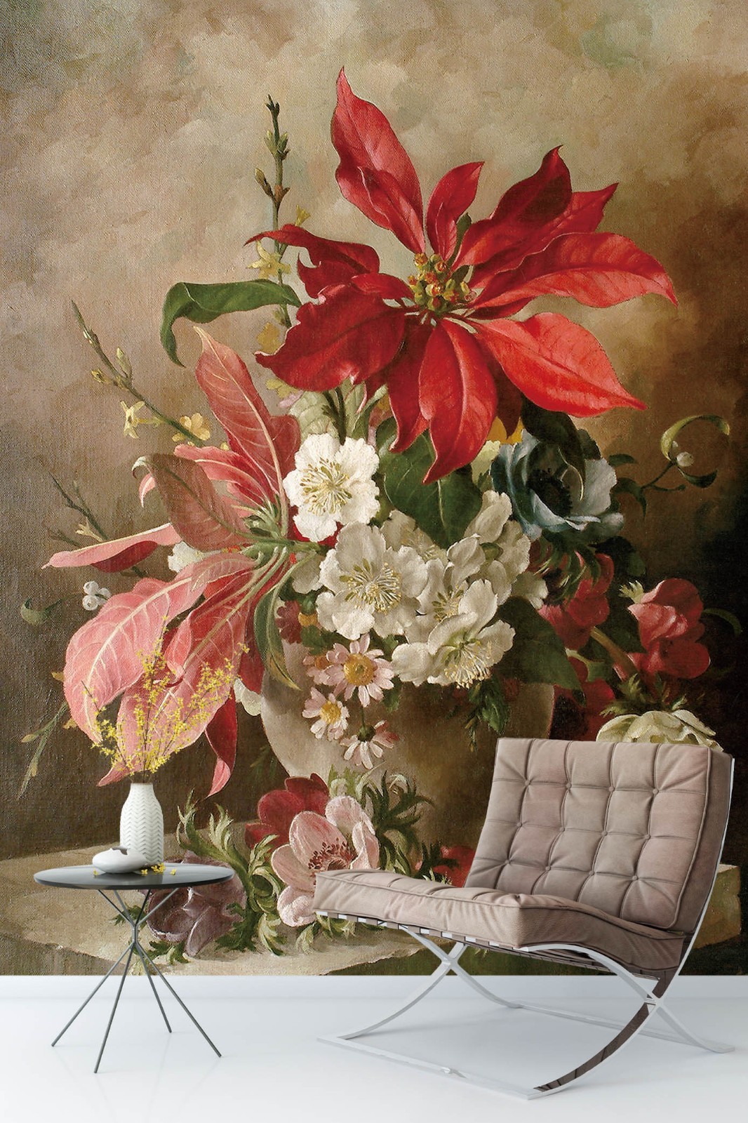 3D Flowers Still Life Oil Painting Wall Murals Wallpaper Murals Wall Sticker 116