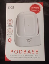 iJoy podbase wireless charging dock. *NEW IN BOX NEVER OPENED 