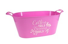 Jumbo Purple Easter Basket with Handles Egg Hunts Cotton Tails And Bunny Trails