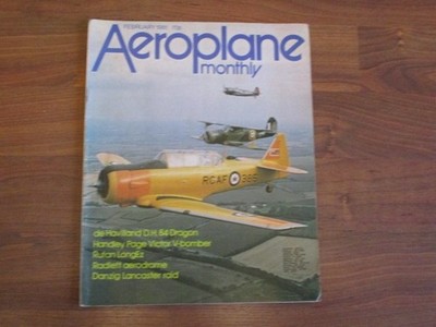 Vintage Flugzeug Monatszeitschrift Februar 1981 - V Bombers, The Blue Max P-51 Mustang