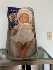 Vintage 80's Berjusa Newborn Baby Girl Doll - New