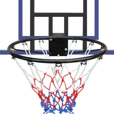 Durable Wall-Mounted Basketball Hoop, 45''x29'' Folding Design for Indoor/Outdoor