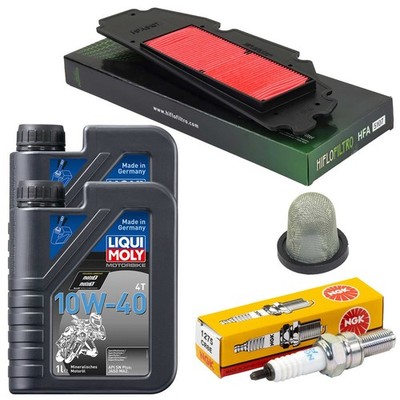 Öl Set 2L Wartung Ölsieb Luftfilter Zündkerze für SYM Joymax 300 RFGLWA70 19-25