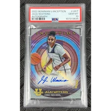 2022 Bowman U Inception Juju Watkins Rookie Autograph #BIA-JWT PSA 10 Gem Mint