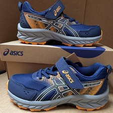 ASICS Pre-Venture 9 PS Unisex Kids 1.5 Blue/Orange Mesh H L 1014A277