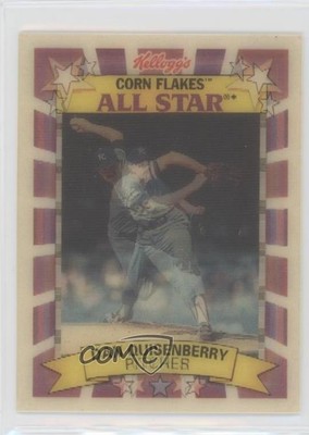 1992 Sportflics Kellogg's Corn Flakes All Stars Dan Quisenberry #9 1o0