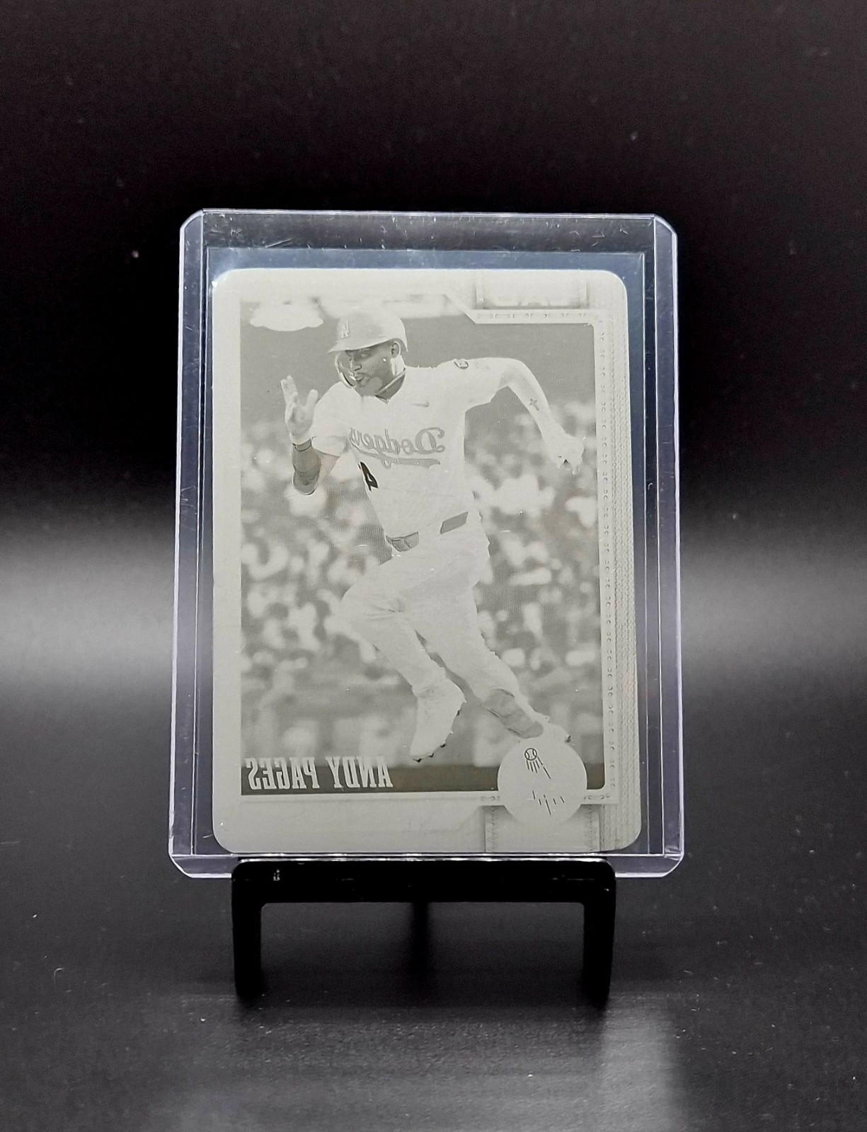 2026 Topps Chrome Baseball Andy Pages Yellow Printing Plate 1/1 Dodgers 