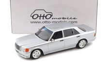 Otto 1989 Mercedes-Benz 560 6.0L SEL AMG W126 Brilliant Silver 1:18 OT1251