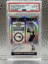 2019 CONTENDERS OPTIC AUTO #122 JARRETT STIDHAM PSA 10