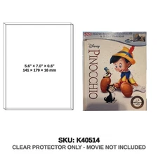 Protector For Disney Pinocchio Target Exclusive Blu-ray DVD Storybook