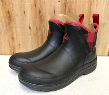 Muck Originals Ankle Boots Women's SIZE 6 Waterproof Rubber Plaid OAW6-PLD (Z)