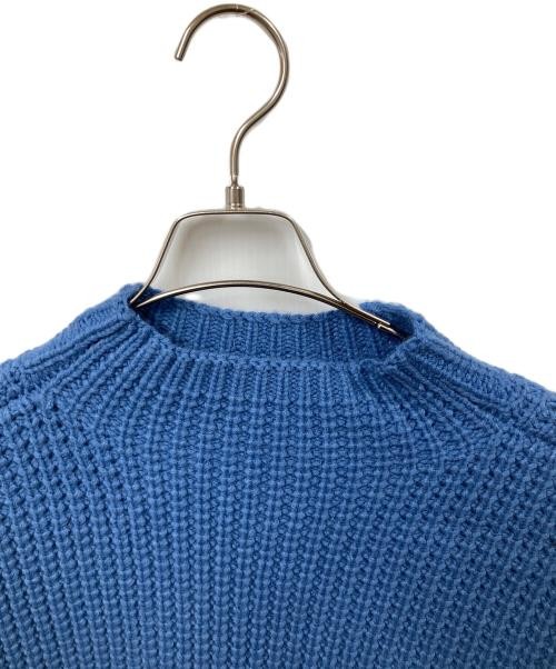 Ameri                    Thick knit blue blue 019… - image 2