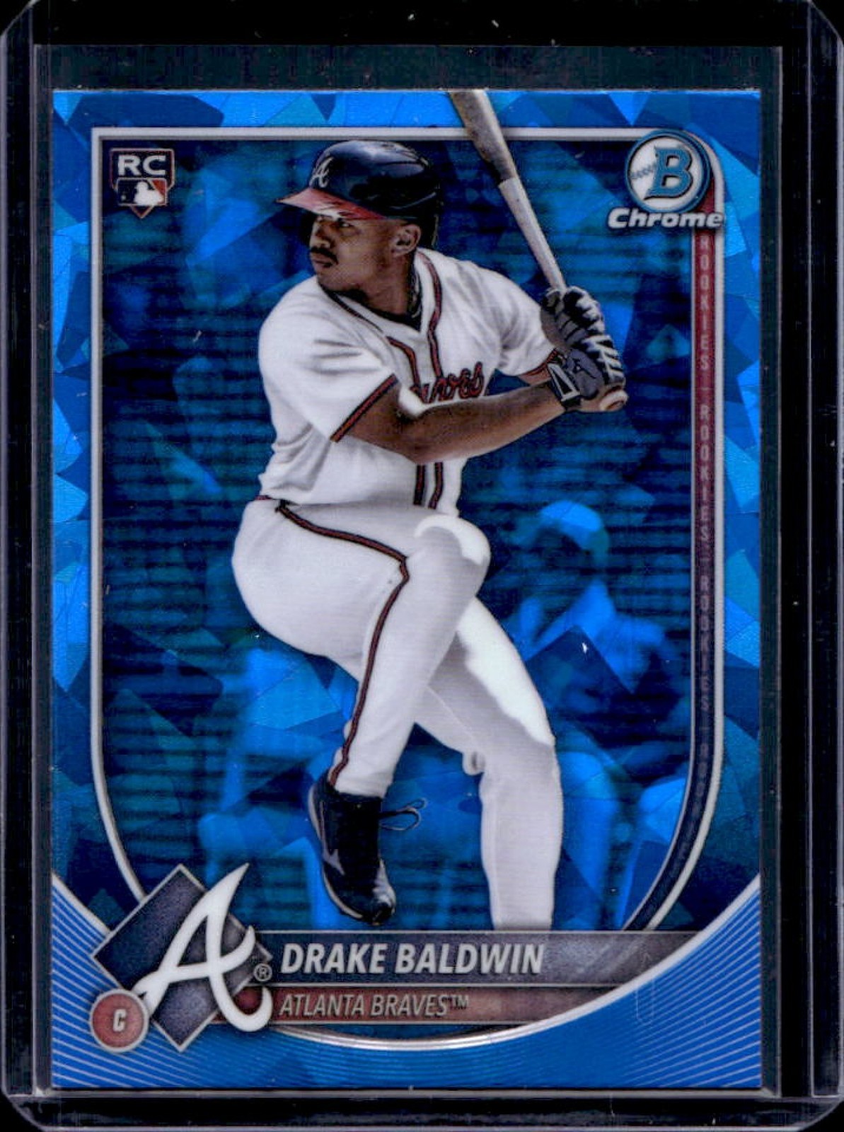 2025 Bowman Chrome Sapphire Drake Baldwin RC Rookie #75 Braves