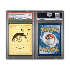 Pokemon Poke Ball Oro PSA 9 EN Celebrazioni UPC SWSH146 Full Art Promo