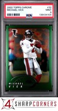 2002 TOPPS CHROME #32 MICHAEL VICK FALCONS PSA 9