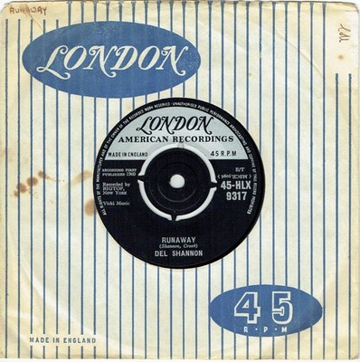 Del Shannon - Runaway/Jody HLX9317 VG Hear It!