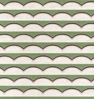 OTTOLINE CURTAIN FABRIC "SCALLOPS - GREEN" 2.6 METRES 100% LINEN