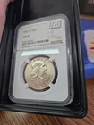 1961 D FRANKLIN SILVER HALF DOLLAR NGC MS65