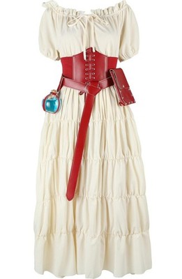 Adult Medieval Renaissance Costume Dress Gown Size Large Beige Pouch Potion  | eBay